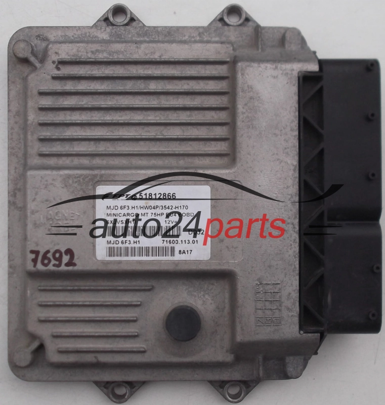 KOMPUTER STEROWNIK SILNIKA FIAT MINI CARGO 1.3 Magneti Marelli MJD 6F3.H1