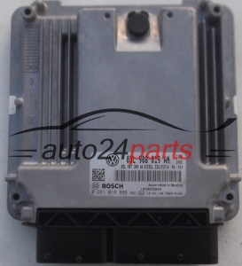 MOTORSTEUERGERÄT ECU STEUERGERÄT  VOLKSWAGEN BEETLE 2.0 TDI BOSCH 0 281 018 886, 0281018886, 03L 906 019 AN, 03L906019AN, 03L907309AA, EDC17CP14 