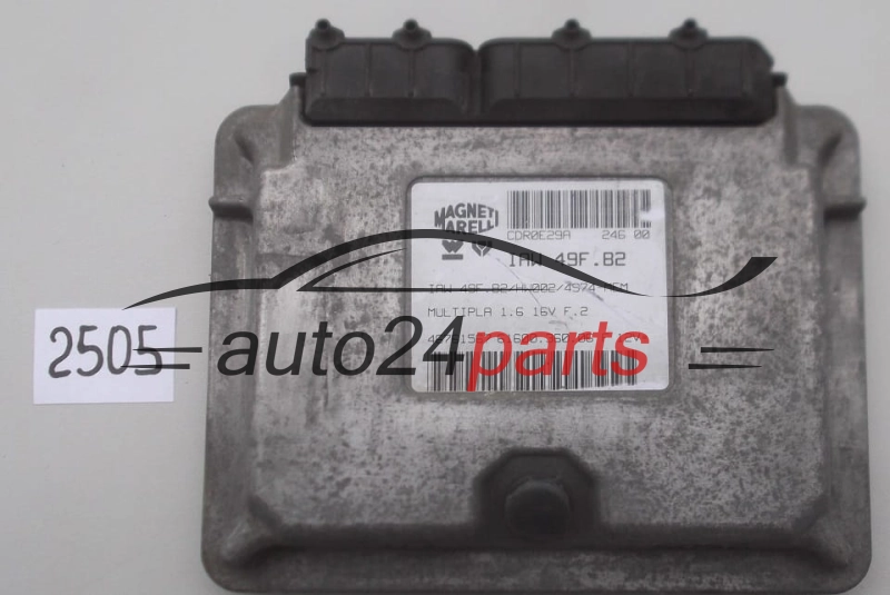 KOMPUTER STEROWNIK SILNIKA FIAT MULTIPLA 1.6 16V F.2 46761567, 61600.360.360.06 F, 6160036006, IAW 49F.B2, IAW 49F.B2/HW002/4974-MEM