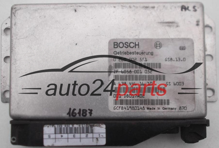 GETRIEBESTEUERGERÄT GETRIBESTEUERUNG MERCEDES VITO VIANO 2.3 TD BOSCH 0 260 002 551, 0260002551, A 638 446 16 10, A6384461610, ZF 6058 001 052, ZF6058001052