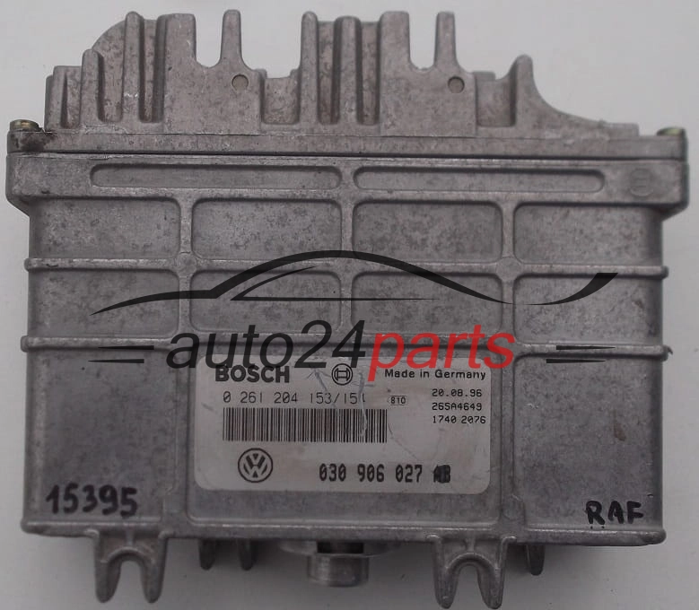 KOMPUTER STEROWNIK SILNIKA SEAT IBIZA BOSCH 0 261 204 153/154, 0261204153, 0261204154, 030 906 027 AB, 030906027AB