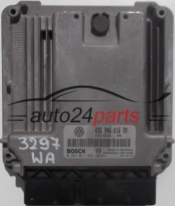CALCULATEUR MOTEUR VW VOLKSWAGEN CADDY 1.9 TDI 03G906016DM, 03G 906 016 DM, BOSCH 0281011882, 0 281 011 882, DIESEL EDC16U1 6045, 1039S06225