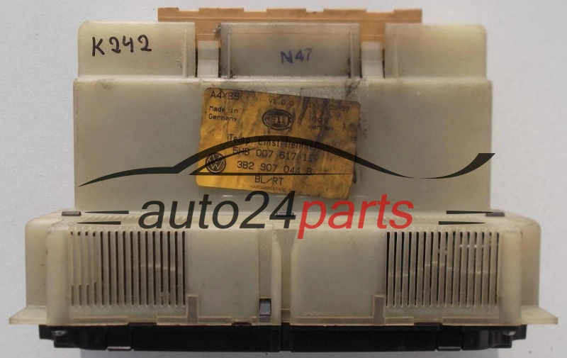 PANEL OGRZEWANIA STEROWNIK NAWIEWU REGULATOR KLIMATRONIK VOLKSWAGEN AUDI A4 B5 GOLF BORA PASSAT 3B2 907 044 B / 3B2907044B / 5HB 007 617-11 / 5HB00761711