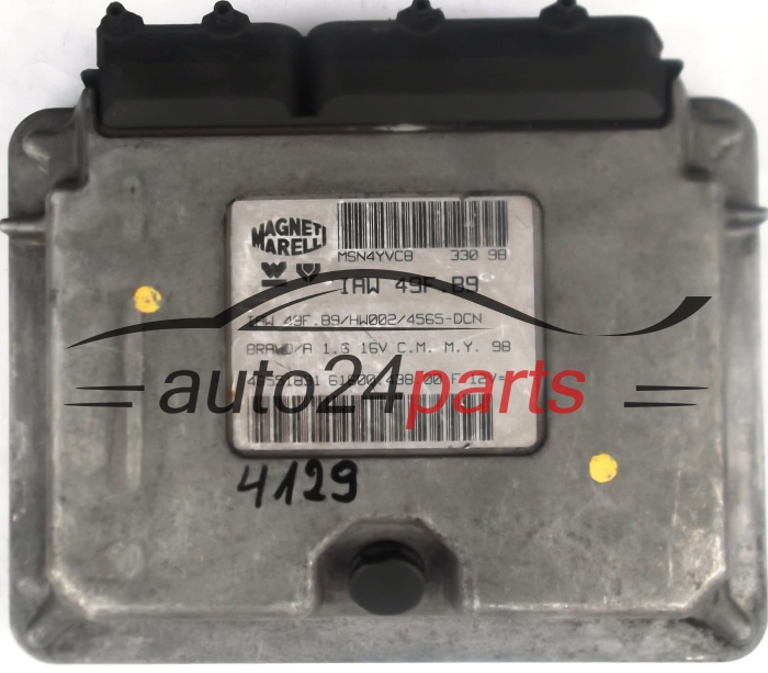 calculateur moteur pour fiat bravo, brava 1.6 