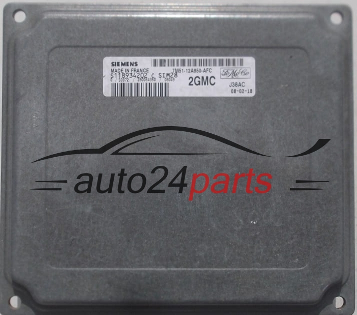ECU CENTRALITA DE MOTOR  FORD FOCUS C-MAX 1.6 SIEMENS S118934202 C