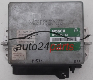 MOTORSTEUERGERÄT ECU STEUERGERAT BMW BOSCH 0 261 200 153, 0261200153, 1714998