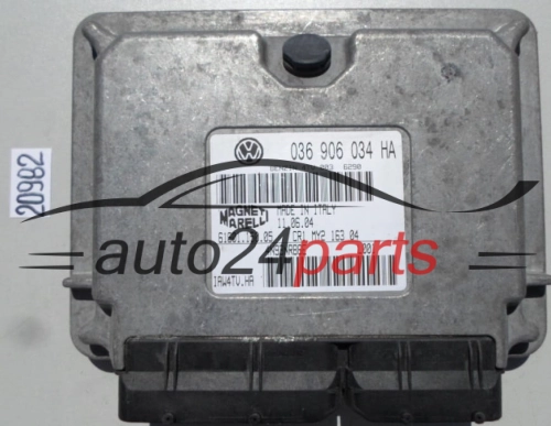 KOMPUTER STEROWNIK SILNIKA SEAT IBIZA CORDOBA 1.4 BKY 036906034HA, 036 906 034 HA, 6160115005, 61601.150.05, IAW4TV.HA, BENZIN 4TV 003 6290
