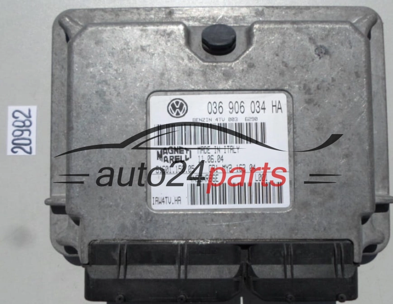 Sterownik silnika SEAT IBIZA CORDOBA 1.4 BKY 036906034HA 6160115005 61601.150.05 IAW4TV.HA BENZIN 4TV 003 6290 - 20982