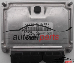 CALCULATEUR MOTEUR AUDI A6 2.5 TDI BOSCH 0 281 010 445, 0281010445, 4Z7 907 401 A, 4Z7907401A 