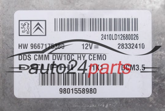 KOMPUTER STEROWNIK SILNIKA CITROEN PEUGEOT 2.0 HDI DELPHI 28332410
