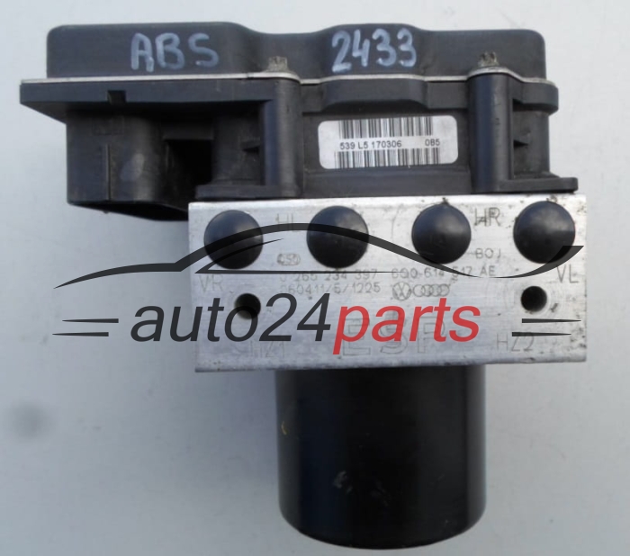 ABS PUMPE BLOCK HYDRAULIKPUMPE STEUERGERÄT VW VOLKSWAGEN SEAT SKODA BOSCH 0 265 234 397, 0265234397, 6Q0 614 517 AE, 6Q0614517AE, 0 265 950 518, 0265950518