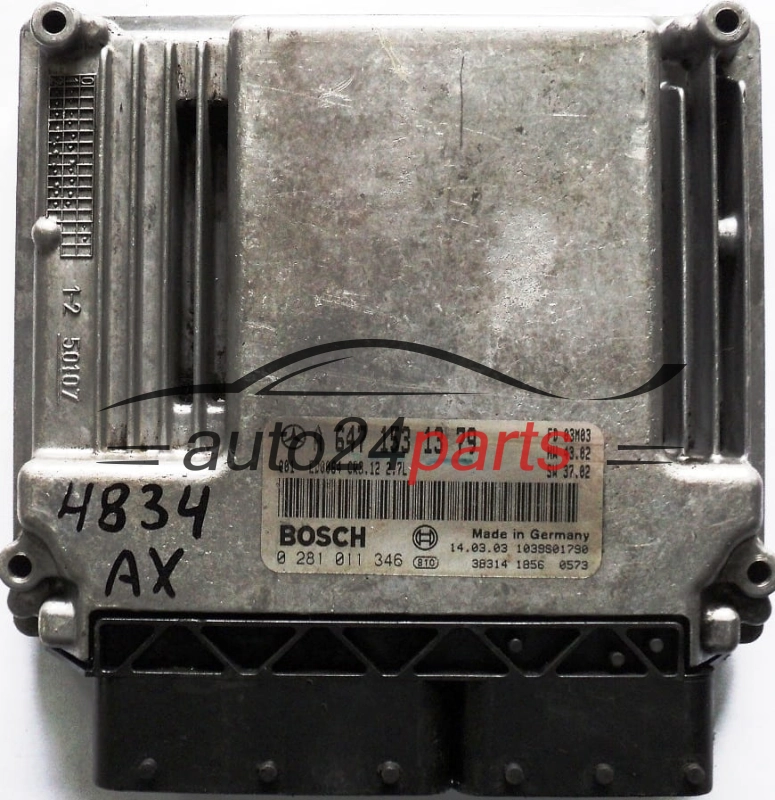 calculateur moteur pour mercedes w211 e270 2.7 cdi