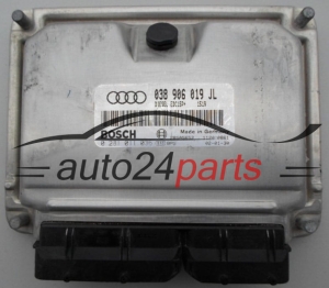 CALCULATEUR MOTEUR AUDI A4 1.9 TDI BOSCH 0 281 011 036, 0281011036, 038 906 019 JL, 038906019JL 