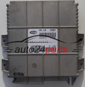 MOTORSTEUERGERÄT ECU STEUERGERAT CITROEN BX ZX 1.6 MAGNETI MARELLI G6.10 0P02, G6100P02, 9611159580, 16076.004, 16076004