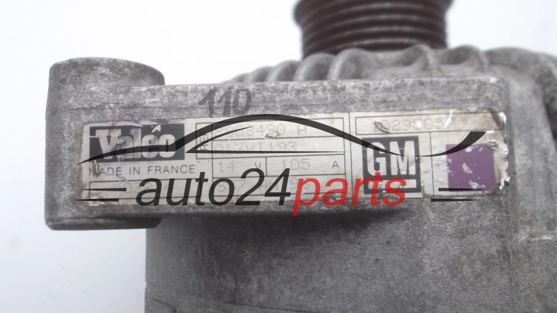 ALTERNATOR 2.2 OPEL SINTRA 2808490 A, 2808490A, 10295852, 105A