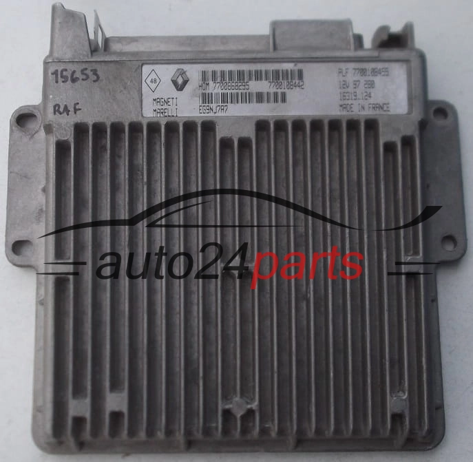 KOMPUTER STEROWNIK SILNIKA RENAULT CLIO 1.2, MAGNETI MARELLI 16319.124, 16319124, HOM 7700868295, 7700108442, 7700108455