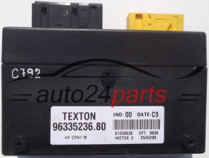 KOMFORTSTEUERGERÄT CITROEN XSARA TEXTON 96335236.80, 9633523680, 91038535