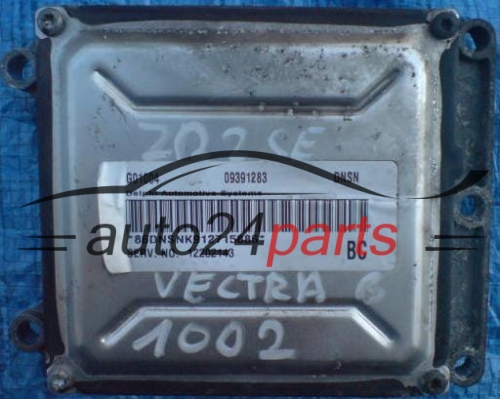 KOMPUTER STEROWNIK SILNIKA OPEL ASTRA VECTRA ZAFIRA 2.2 Z22SE 09391283 DNSN, 12202143, 12 202 143, 6235044, 62 35 044 