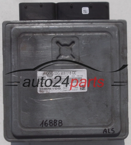 ECU CENTRALITA DE MOTOR VW VOLKSWAGEN PASSAT 2.0 TDI SIEMENS VDO 5WP45610 AE, 5WP45610AE, 03G 906 018 CE, 03G906018CE 