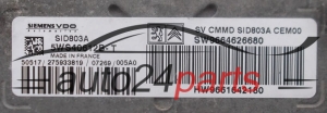KOMPUTER STEROWNIK SILNIKA CITROEN PEUGEOT 2.0 HDI SIEMENS VDO 5WS40612B-T