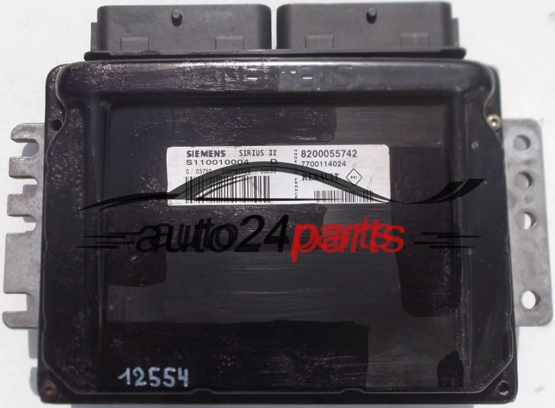 KOMPUTER STEROWNIK SILNIKA RENAULT MEGANE SCENIC 1.6 SIEMENS S110010004D, 8200055742