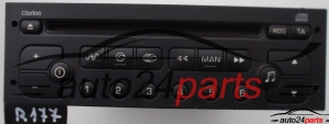 RADIO CD CLARION RD3-01 PEUGEOT 96 552 632 XT / 96552632XT / PU-2471A(J) / PU2417A(J) 