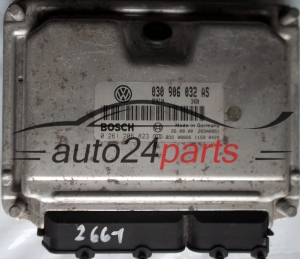 ECU CENTRALITA DE MOTOR SEAT AROSA VW LUPO 1.0 030 906 032 AS, 030906032AS, BOSCH 0 261 206 823, 0261206823