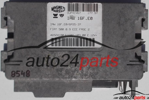 ECU CENTRALITA DE MOTOR FIAT 500 0.9 IAW 16F.E0, IAW16FE0, 46524180 
