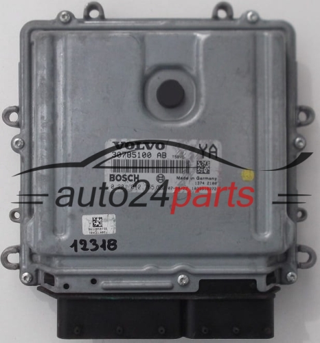 ECU CENTRALITA DE MOTOR VOLVO S60 V70 S80 2.4 D5 BOSCH 0 281 012 765,  30785100 AB