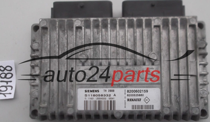 STEROWNIK SKRZYNI AUTOMATYCZNEJ RENAULT LAGUNA S118058332 A, S118058332A, 8200602159