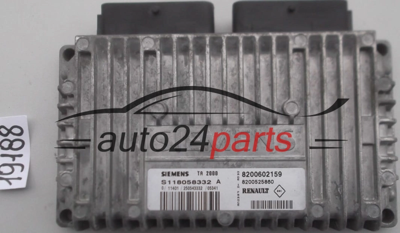 STEROWNIK SKRZYNI AUTOMATYCZNEJ RENAULT LAGUNA S118058332 A, S118058332A, 8200602159