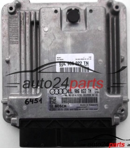CALCULATEUR MOTEUR AUDI A4 ALLROAD 2.0 TDI BOSCH 0 281 016 256, 0281016256, 03L 906 022 TN, 03L906022TN 