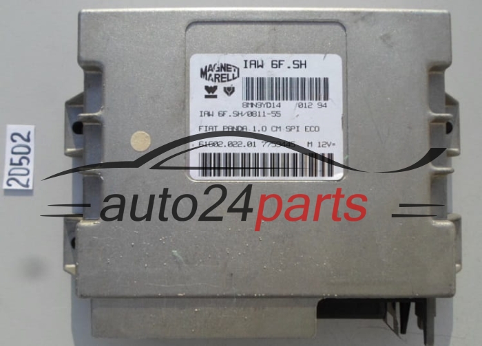  KOMPUTER STEROWNIK SILNIKA FIAT PANDA 1.0 MAGNETI MARELLI IAW 6F.SH, IAW6FSH, 7759445, 61602.022.01, 6160202201