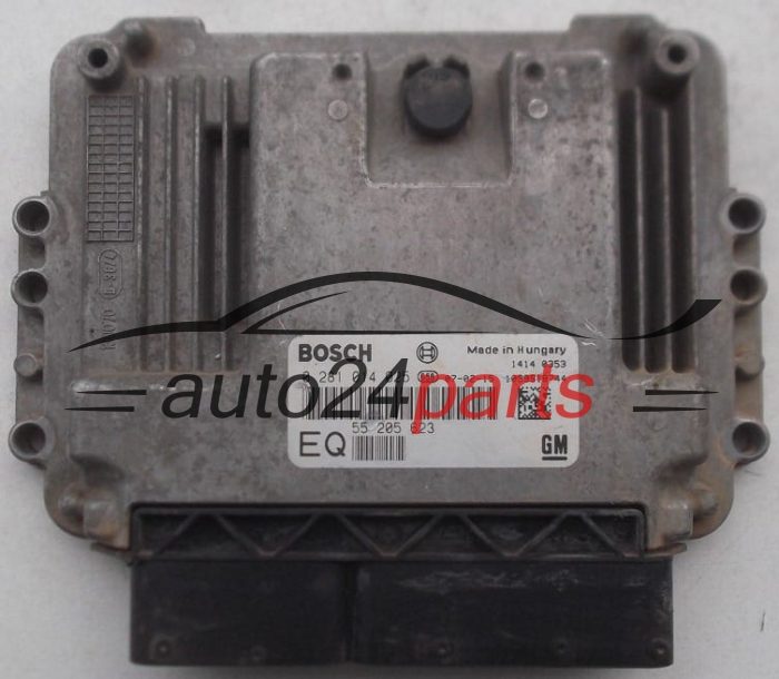 CALCULATEUR MOTEUR OPEL ASTRA ZAFIRA 1.9 CDTI BOSCH 0 281 014 025, 0281014025, GM 55 205 623 EQ, 55205623EQ, 55205623