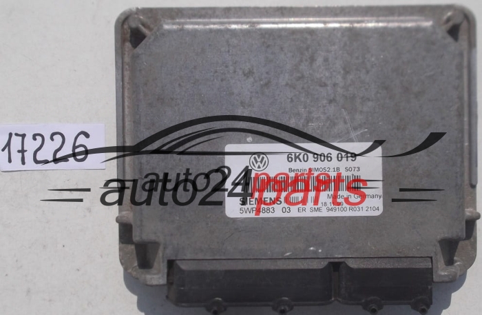 CALCULATEUR MOTEUR  SIEMENS 5WP4883 03, 5WP488303, 6K0 906 019, 6K0906019
