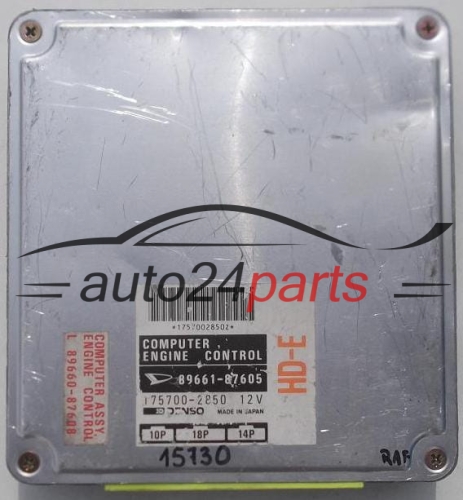 KOMPUTER STEROWNIK SILNIKA DAIHATSU FEROZA DENSO 175700-2850, 1757002850, 89661-87605, 8966187605