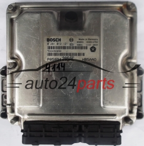 MOTORSTEUERGERÄT ECU STEUERGERAT CHRYSLER VOYAGER 2.8 CRD BOSCH 0 281 012 121, 0281012121, P05094285AE
