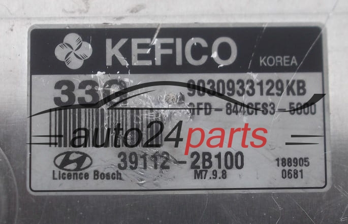 ECU CENTRALITA DE MOTOR HYUNDAI I30 1.4 39112-2B100