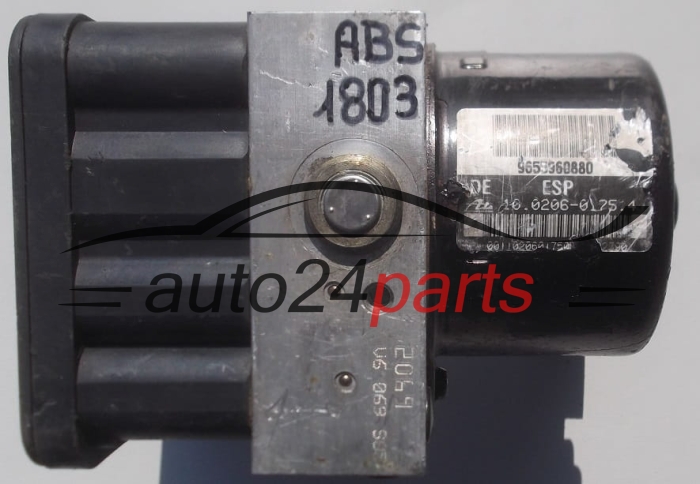 BOMBA HIDRAULICA Y CENTRALITA ABS PEUGEOT 206 9655960880, ATE 10.0206-0175.4,  10.0960-1133.3