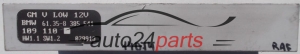  KOMFORTSTEUERGERÄT BMW 3ER E46 GM V LOW 12V 61.35-8 385 541, 61358385541, 61358
