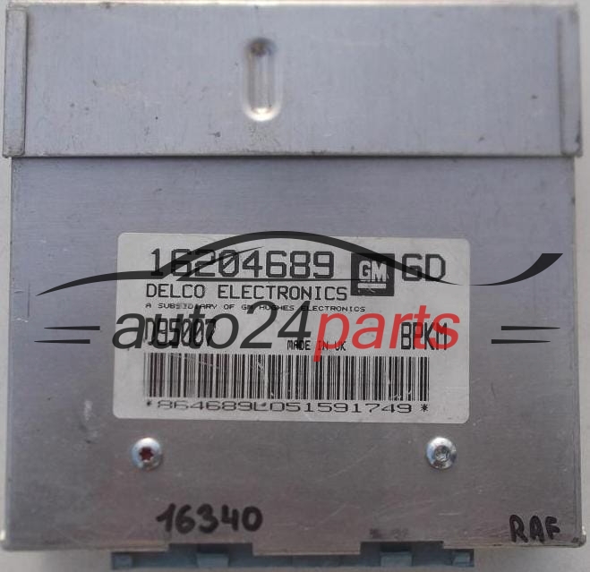 KOMPUTER STEROWNIK SILNIKA OPEL CORSA 1.2, 16204689 GD