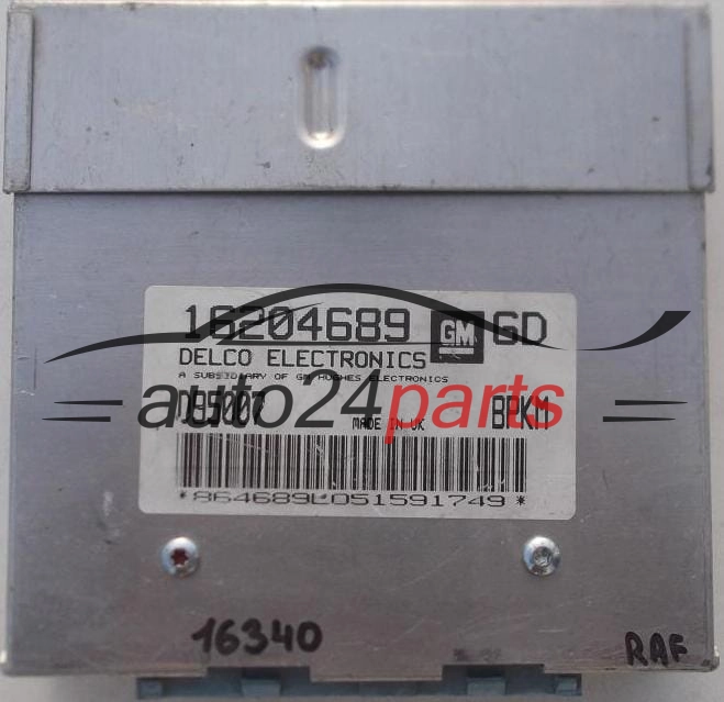 Sterownik silnika OPEL CORSA 1.2 DELCO 16204689GD D95007 BPKM - 16340