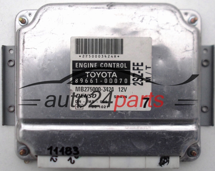 TOYOTA YARIS 1.3, DENSO 89661-0D070, 896610D070, MB275000-3424, MB2750003424, 2SZ-FE, 2SZFE