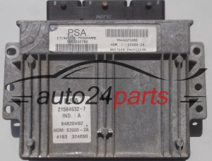 ECU CENTRALITA DE MOTOR PEUGEOT 206 1.4 SAGEM S2000-2A 21584632-7 9655202780 9644625680 