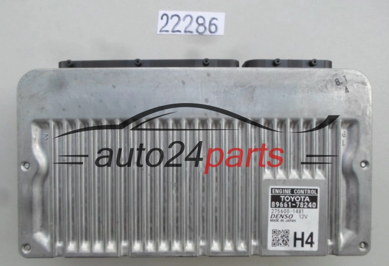 KOMPUTER STEROWNIK SILNIKA TOYOTA LEXUS 89661-78240, 8966178240, 275600-1481, 2756001481