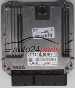 KOMPUTER STEROWNIK SILNIKA AUDI A4 2.0 TDI BOSCH 0 281 016 817, 0281016817, 03L 906 022 RJ, 03L906022RJ - 9888