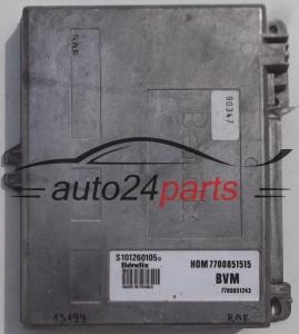 CALCULATEUR MOTEUR RENAULT 25 BENDIX S101260105 D, S101260105D, HOM 7700851515, 7700851243