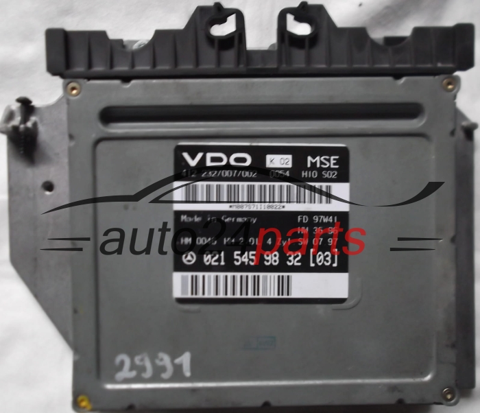 KOMPUTER STEROWNIK SILNIKA MERCEDES W210 E-KLASS E200 A0215459832, 0215459832, 021 545 98 32, 412 232/007/002, 412232007002
