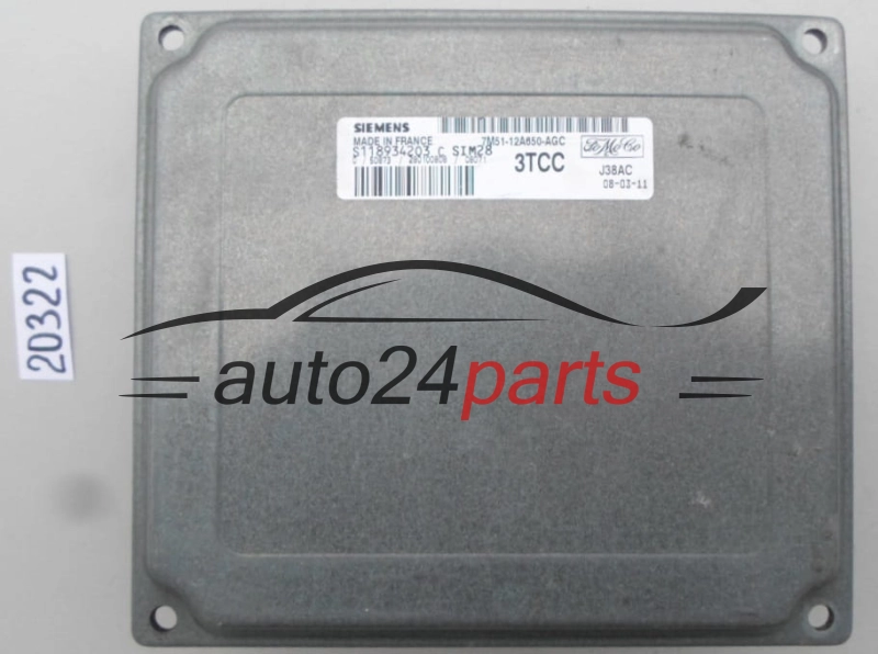 KOMPUTER STEROWNIK SILNIKA FORD FOCUS C-MAX 1.4 S118934203 C, S118934203C, SIM28, 7M51-12A650-AGC, 7M5112A650AGC 