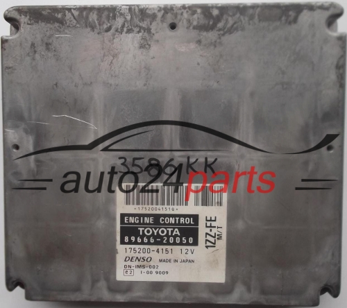 MOTORSTEUERGERÄT ECU STEUERGERÄT TOYOTA CELICA 1.8 1ZZ-FE 8966620050